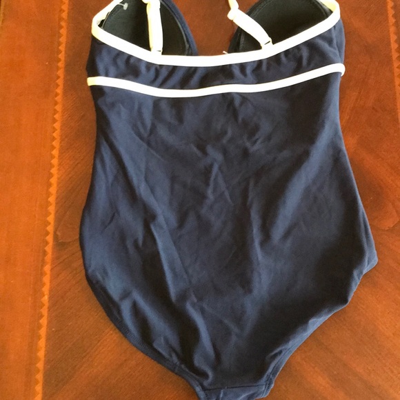 NWOT Ocean Avenue Navy Blue Swimsuit - Picture 4 of 7